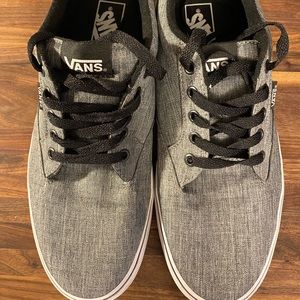 Men’s Vans Sneakers Size 10 Never Worn Gray